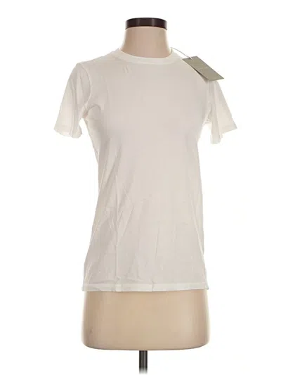 Pre-owned Everlane Short Sleeve T-shirt In Ivory