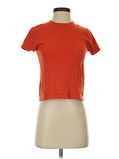 Pre-owned Everlane Short Sleeve T-shirt In Orange