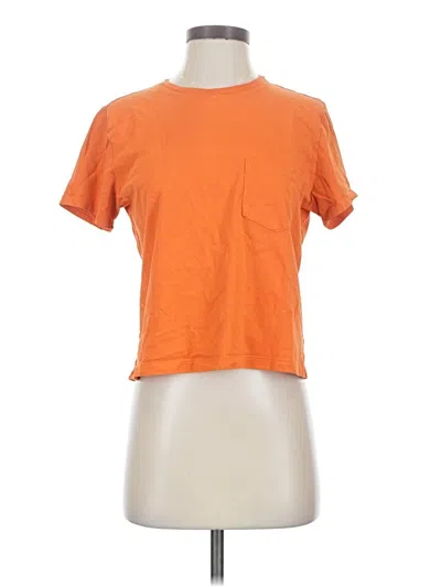 Pre-owned Everlane Short Sleeve T-shirt In Orange