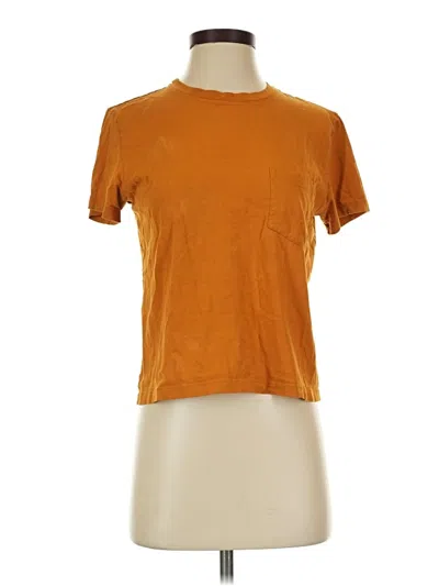 Pre-owned Everlane Short Sleeve T-shirt In Orange
