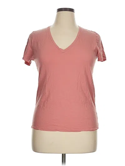 Pre-owned Everlane Short Sleeve T-shirt In Pink