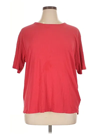 Pre-owned Everlane Short Sleeve T-shirt In Red