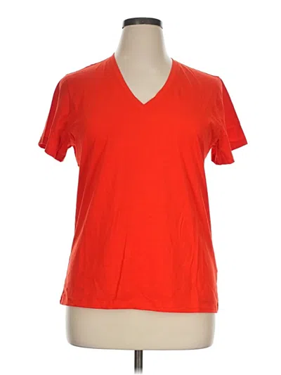 Pre-owned Everlane Short Sleeve T-shirt In Red