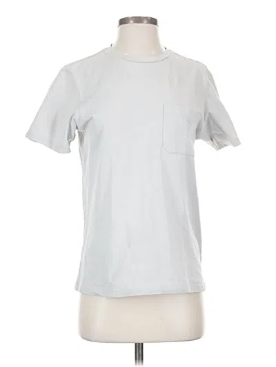 Pre-owned Everlane Short Sleeve T-shirt In Silver