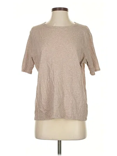 Pre-owned Everlane Short Sleeve T-shirt In Tan