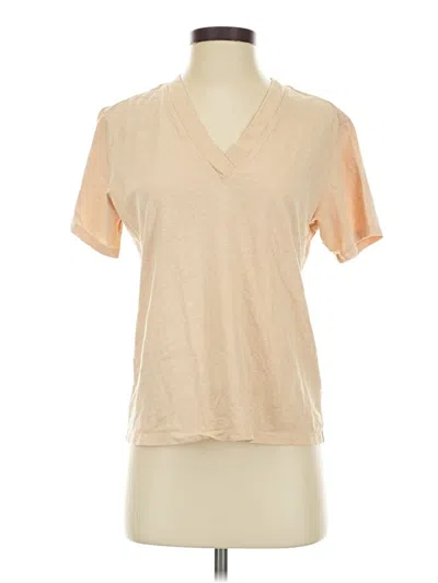 Pre-owned Everlane Short Sleeve T-shirt In Tan