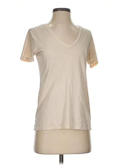 Pre-owned Everlane Short Sleeve T-shirt In Tan
