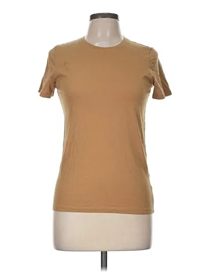 Pre-owned Everlane Short Sleeve T-shirt In Tan