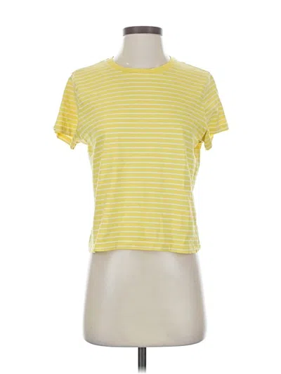 Pre-owned Everlane Short Sleeve T-shirt In Yellow
