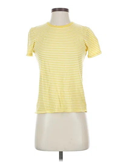 Pre-owned Everlane Short Sleeve T-shirt In Yellow