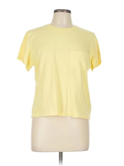 Pre-owned Everlane Short Sleeve T-shirt In Yellow