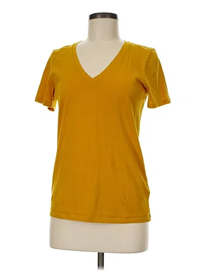 Pre-owned Everlane Short Sleeve T-shirt In Yellow