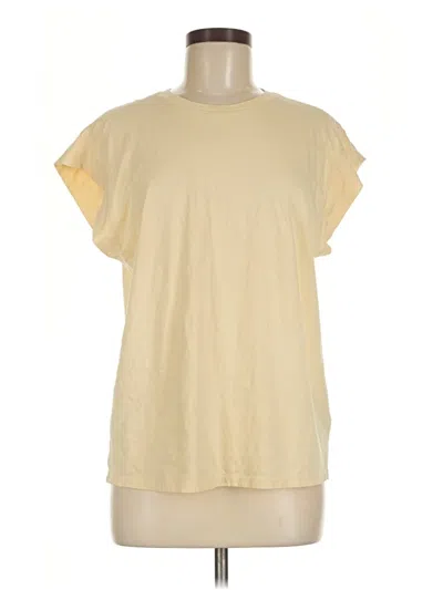 Pre-owned Everlane Short Sleeve T-shirt In Yellow