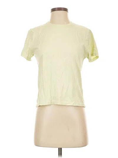 Pre-owned Everlane Short Sleeve T-shirt In Yellow