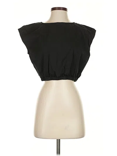 Pre-owned Everlane Sleeveless Blouse In Black