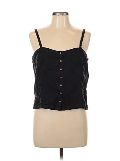 Pre-owned Everlane Sleeveless Blouse In Black