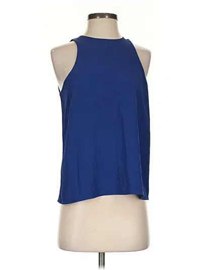 Pre-owned Everlane Sleeveless Blouse In Blue