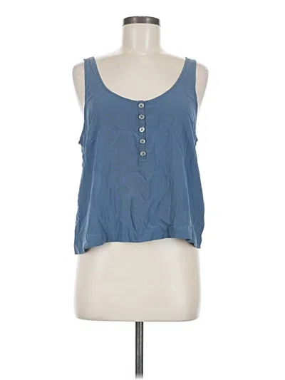 Pre-owned Everlane Sleeveless Blouse In Blue