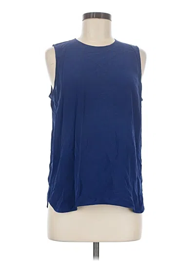 Pre-owned Everlane Sleeveless Blouse In Blue