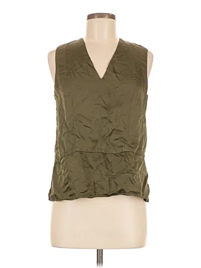 Pre-owned Everlane Sleeveless Blouse In Green