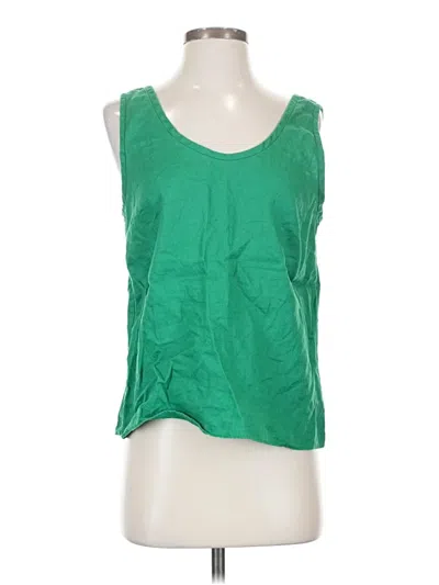 Pre-owned Everlane Sleeveless Blouse In Green