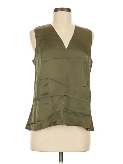 Pre-owned Everlane Sleeveless Blouse In Green