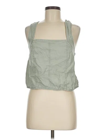 Pre-owned Everlane Sleeveless Blouse In Green