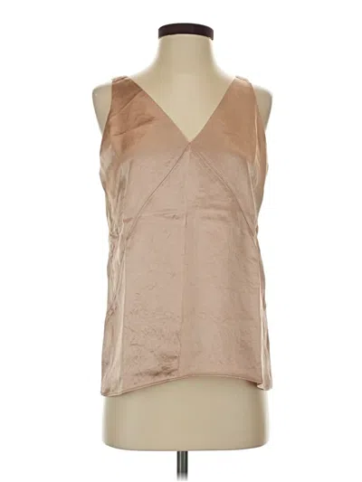 Pre-owned Everlane Sleeveless Blouse In Tan