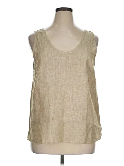 Pre-owned Everlane Sleeveless Blouse In Tan
