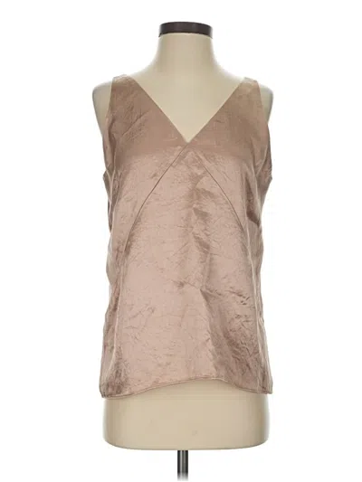 Pre-owned Everlane Sleeveless Blouse In Tan