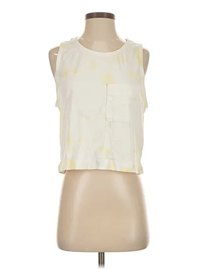 Pre-owned Everlane Sleeveless Blouse In Yellow