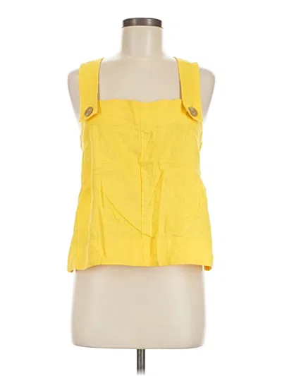 Pre-owned Everlane Sleeveless Blouse In Yellow