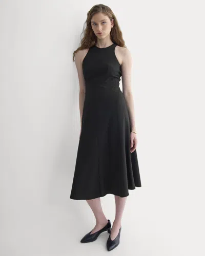 Everlane Sleeveless Seamed Dress In Black