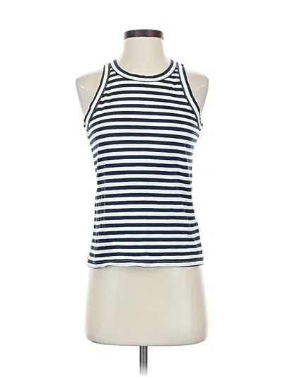 Pre-owned Everlane Sleeveless Top Blue Halter Neckline Tops