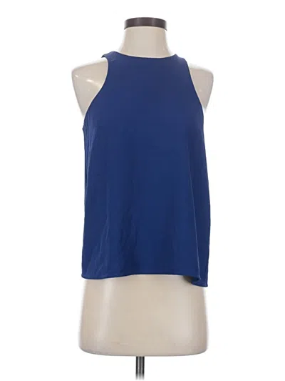 Pre-owned Everlane Sleeveless Top Blue Halter Neckline Tops