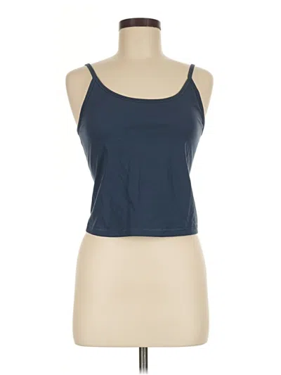 Pre-owned Everlane Sleeveless Top Blue Halter Neckline Tops