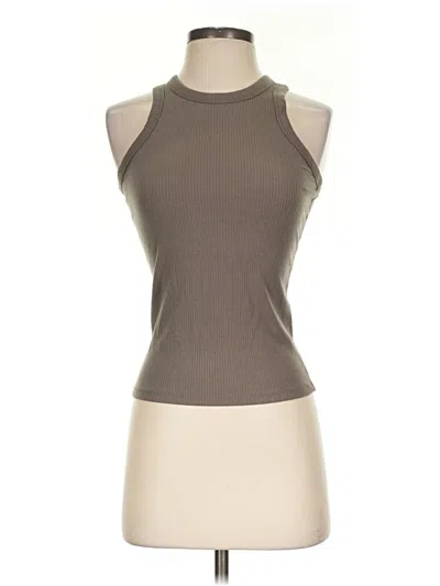 Pre-owned Everlane Sleeveless Top Brown Halter Neckline Tops