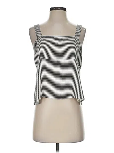Pre-owned Everlane Sleeveless Top Gray Sweetheart Neckline Tops