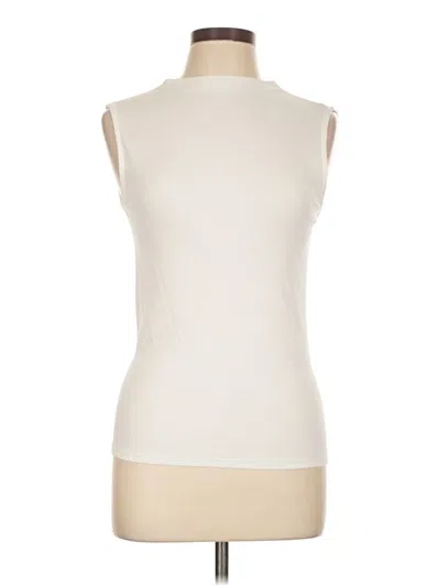 Everlane Sleeveless Top Ivory Turtleneck Tops In White