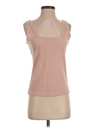 Everlane Sleeveless Top Pink Square Neckline Tops