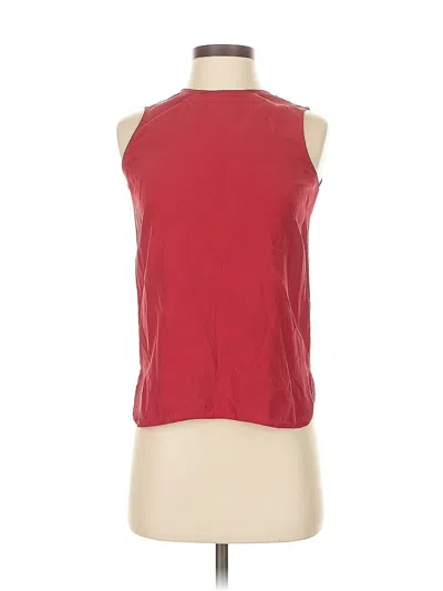 Pre-owned Everlane Sleeveless Top Red Halter Neckline Tops