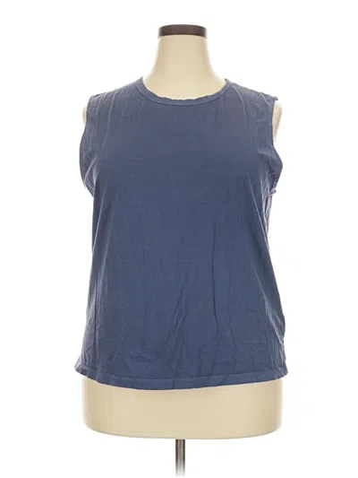 Pre-owned Everlane Sleeveless T-shirt In Blue