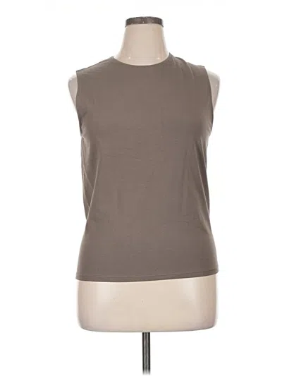 Pre-owned Everlane Sleeveless T-shirt In Brown