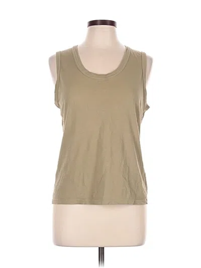 Pre-owned Everlane Sleeveless T-shirt In Tan