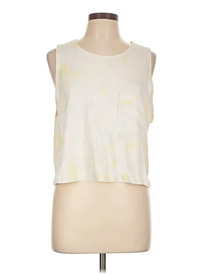 Pre-owned Everlane Sleeveless T-shirt In White