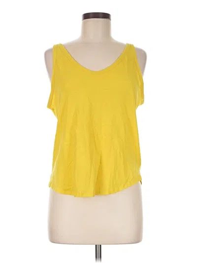 Pre-owned Everlane Sleeveless T-shirt In Yellow