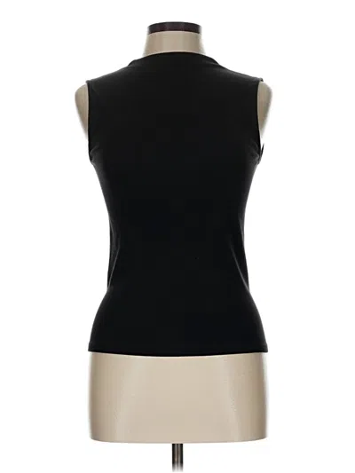 Pre-owned Everlane Sleeveless Turtleneck In Black