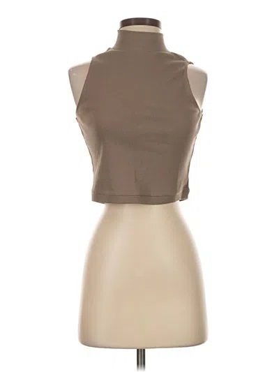 Pre-owned Everlane Sleeveless Turtleneck In Brown