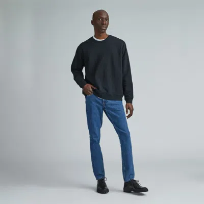 Everlane Slim 4-way Stretch Organic Jean In Marine In Brown