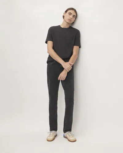 Everlane Slim 4-way Stretch Organic Jean In Washed Black